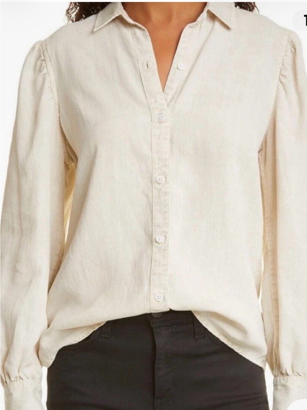 NWT Rails Angelica Dust Acid Wash Button Front Blouse Size S Retail $178
